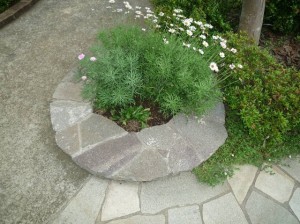 石積みの花壇