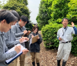 樹木の圃場見学